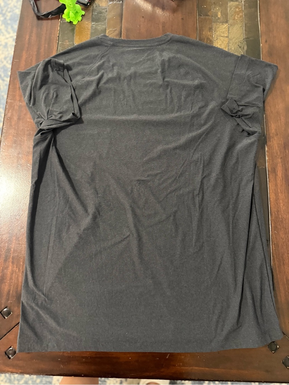 RHONE Charcoal Crew Neck Tee( 3 grey, blue and white ) - Picture 4 of 14